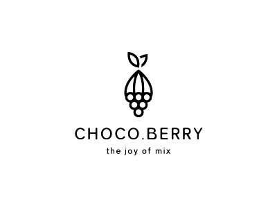 Choco Berry Logo brand design brand designer chocolate chocolate logo design logo logo design logo designer product product logo vector yasser hassan