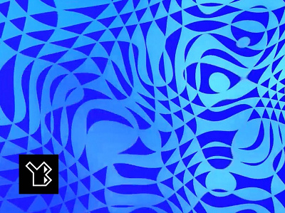 Animated Background, Blue Triangles animation branding motion graphics