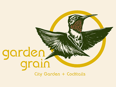 Garden & Grain Logo Remix Shirt Design branding design graphic graphic design icon illustration logo painting shirtdesign shirtgraphic typography vector