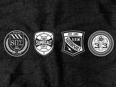 Sumasalt Icons art branding branding design crest design emblem fashion icon logo logo a day monogram sport tshirt typography vector