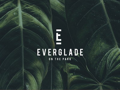Everglade on the Park branding branding design design hospitality layout logo logo a day restaurant typography