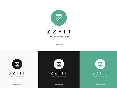 ZZ Fit branding branding design design graphic design icon layout logo logo a day typography