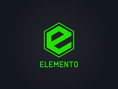 Elemento Logo Concept concept green letter e logo