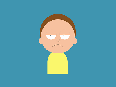 Pure CSS Morty codepen css design drawing html rick and morty