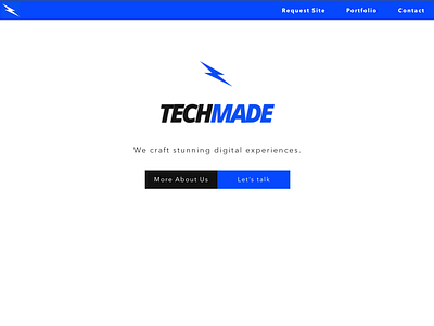 Techmade Redesign! agency design landingpage ui