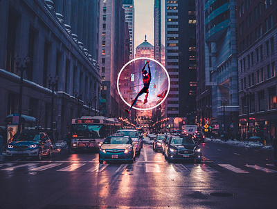 Spider Invasion 3 digitalart photomanipulation photoshop spiderverse