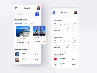 Travel Planner App Concept