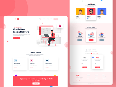 Landing Page - Website Design Trend 2020 branding ui design uidesign web deisgn website website design