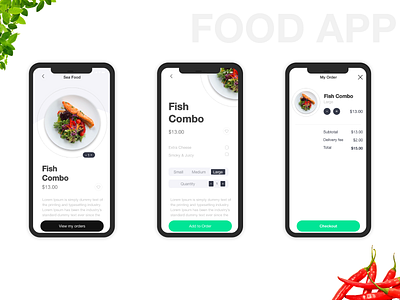 Food App Design Concept UI branding food app food app ui food delivering food order mobile app mobile app design uidesign web deisgn