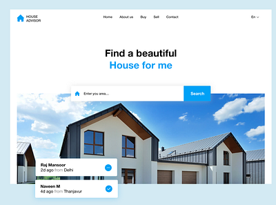 House Buying Site branding mobile ui ui design uidesign web deisgn website design