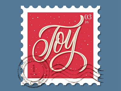Countdown to Christmas - stamp 3 2018 christmas design hand lettering holiday season illustration lettering modern calligraphy modern script procreate stamp typography