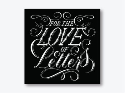 Love Of Letters design graphicdesign hand lettering illustration lettering modern calligraphy procreate script typography