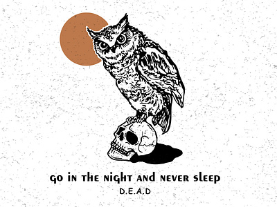 Owl graphic design graphic art illustration owl skull art vector