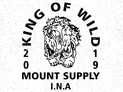 king of wild branding design graphic graphic design graphic art grapic design illustration logo vector