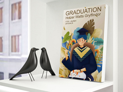 graduation illustration