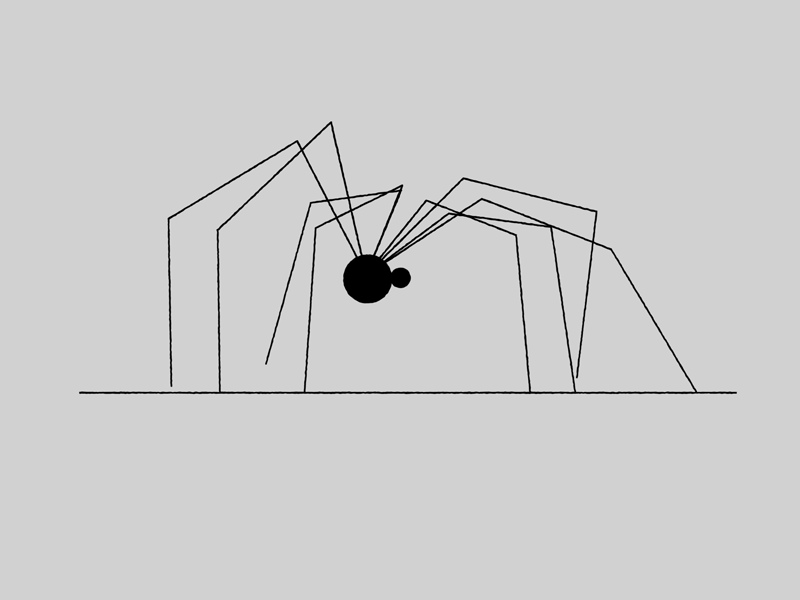 🕷️🕷️🕷️ animal character insect rubberhose spider walkcycle