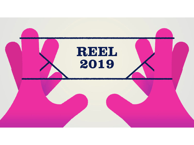 Reel2019 animation character gif hands intro play reel