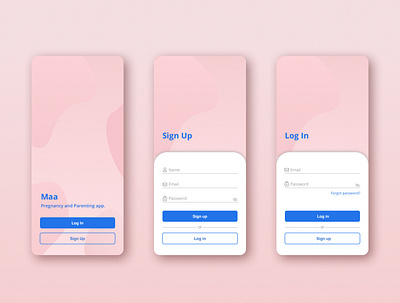Sign up / Sign in app design icon illustration ui vector