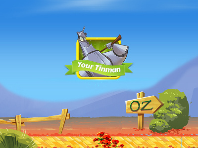 Tinman Icon casino game icon oz tinman