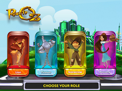 Choose Your Role assets buttons game icons oz ui
