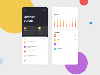 Storage mobile App UI/UX