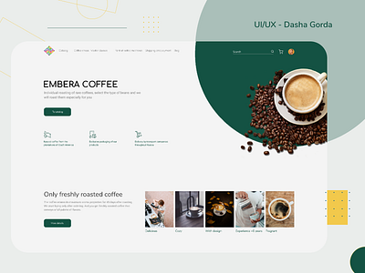 Coffee shop/ ecommerce UI/UX coffee design ecommerce intarface ui usability ux web website