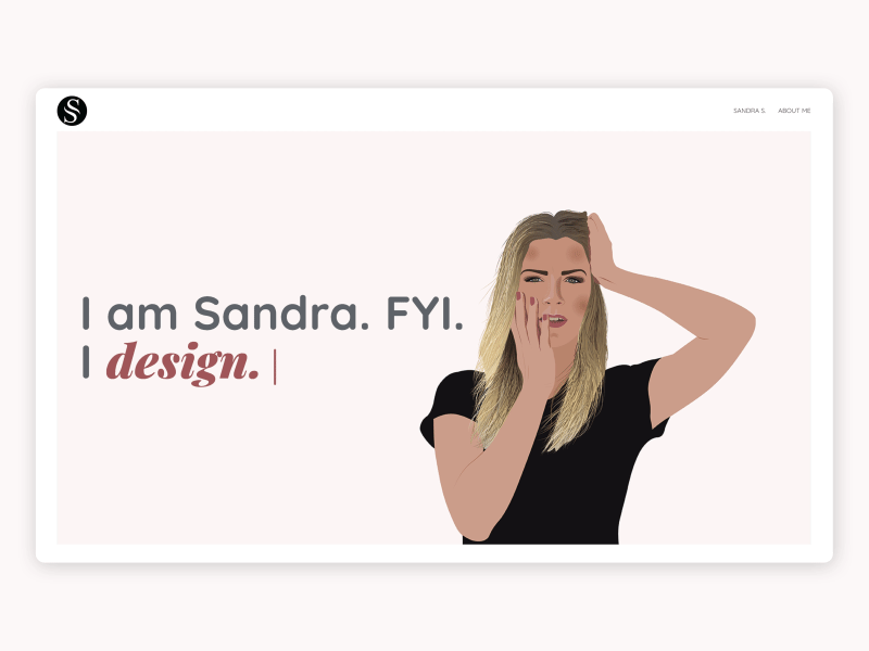 Sandra S. animation branding design portfolio web website