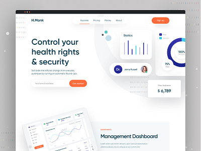 Creative UI (Health care 02).jpg agency app clean design dashboard design dashboard ui ecommerce health app health care healthcare app homepage product product page ui website