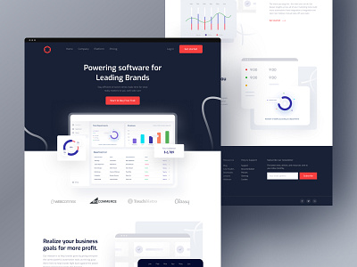 Software Landing Page (Creative UI)