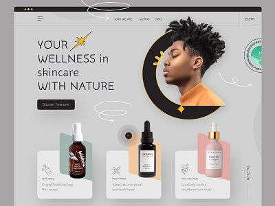 E-commerce web skincare