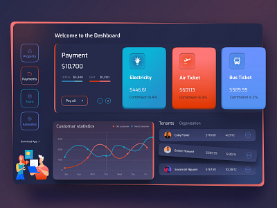 Payment Dashboard UX UI Design