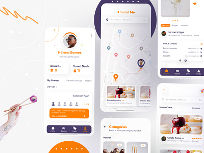 Food Mobile app UI/UX Design