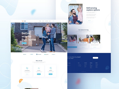 Loan Home page Design