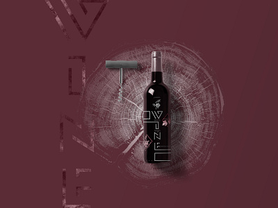 Wine adobe branding design illustration logo manipulation photoshop typography vector