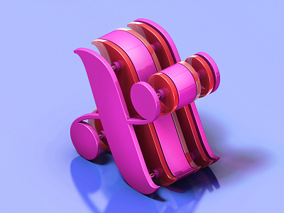 X 36daysoftype 3d lettering typography x