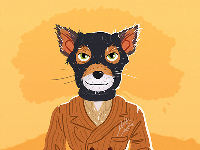 Fantastic Mr Fox character design fantastic fox illustration wes anderson