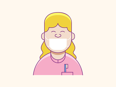 Dentist character characters dentist design illustration tooth vector