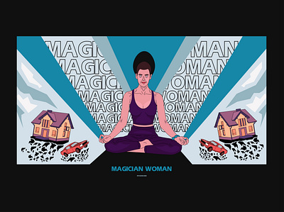 Magician Woman art artwork design illustration illustrator magic magician vector vector art woman illustration