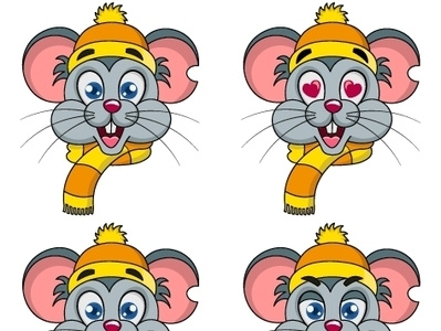 cute mouse children book illustration design icon illustration illustrator mascot maskot vector yayınevi çizer