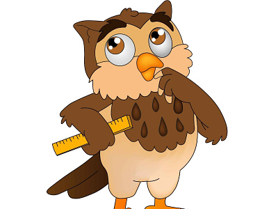 cute owl mascot animation children book illustration davetiye design dribble dribble invitation flat icon illustration illustrator invitation logo mascot maskot vector web website yayınevi çizer