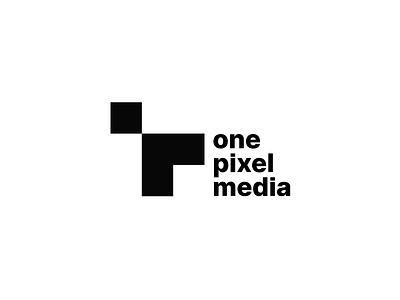 One Pixel Media Logo Redesign branding illustration logo logo redesign onepixelmedia logo