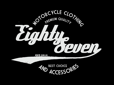 87 motorcycle logo