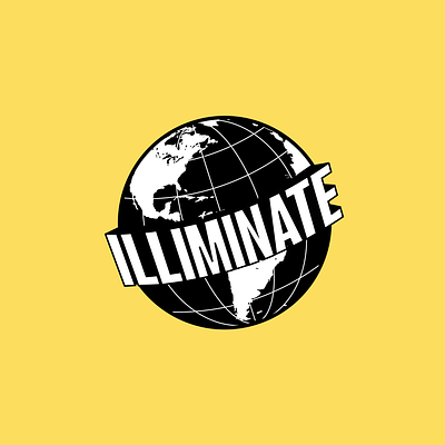 illiminate logo brand logo branding clothing brand earth global illiminate illustration logo