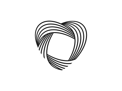 Abstract Heart abstract heart brand identity branding creative logo logo logo design logo idea logo inspiration logobook logodesign logotype