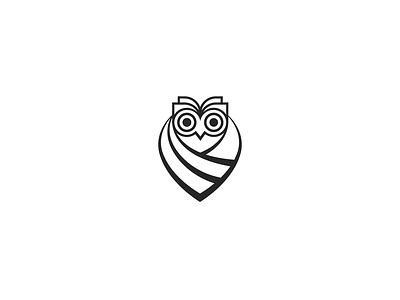 owl + book + heart