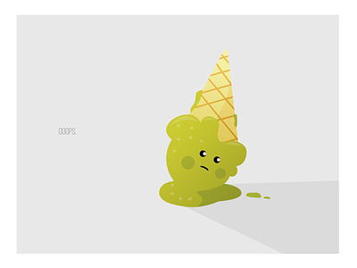 2020 Ice cream 404 page design digital art digital illustration error icecream illustration illustration art ui