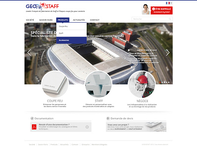 Webdesign Firestop Home clean corporate firestop flat interface minimal ui webdesign website