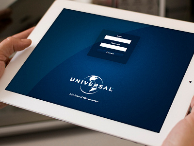 Universal Connect Ipad App app apple catalog design flat interface ipad movie osx ui ux video