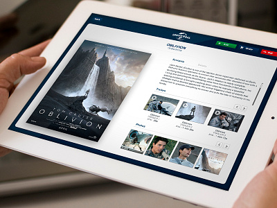 Universal Film Ipad App app design film flat interface ipad media movie osx ui ux video