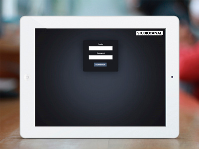 Studiocanal Ipad - Connect app catalog design flat interface ipad menu movie osx ui ux video